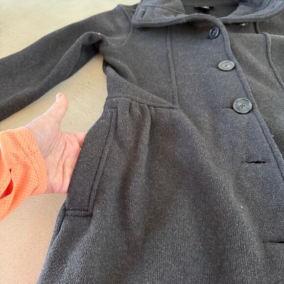 Patagonia Women’s Better Sweater Long Coat Gray Button Front Jacket Medium - Picture 13 of 16